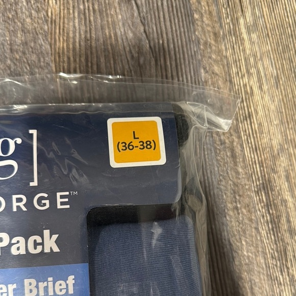 George Men's Boxer Briefs 6 Pack - Blue, Gray, Red - Picture 5 of 7